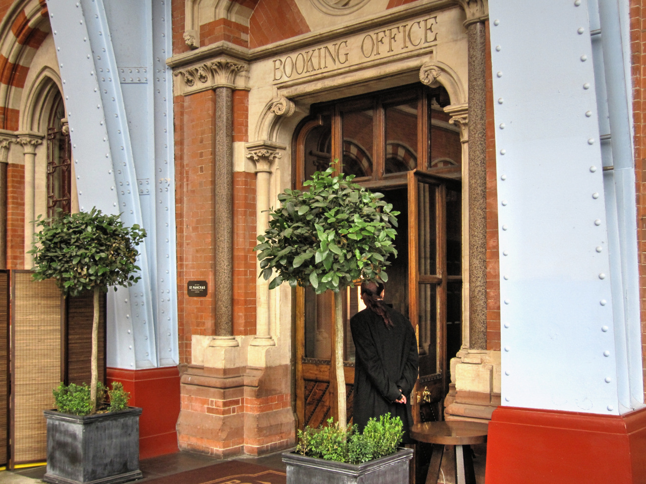 Booking Office doorway