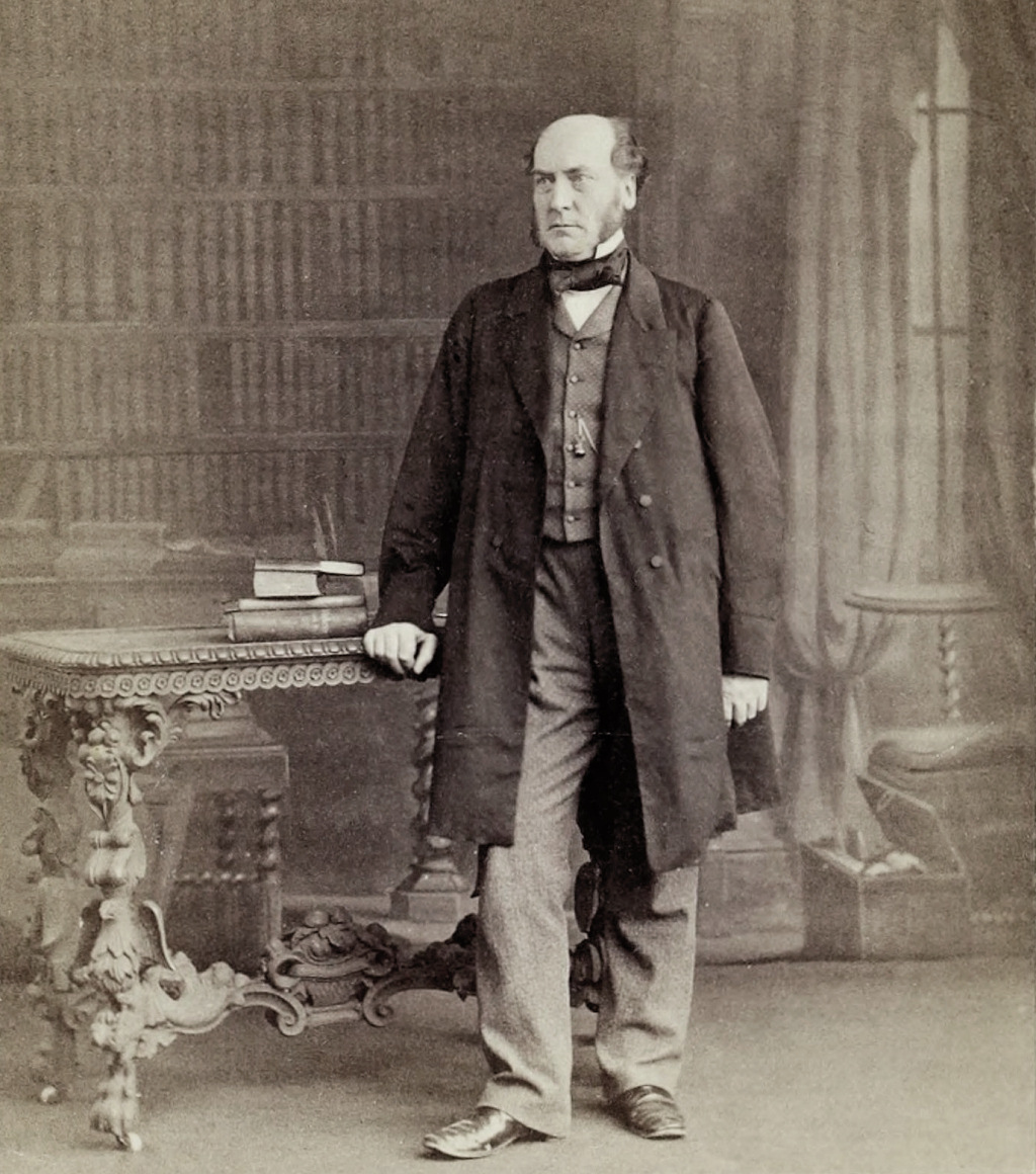 Photographic portrait of George Gilbert Scott in 1863