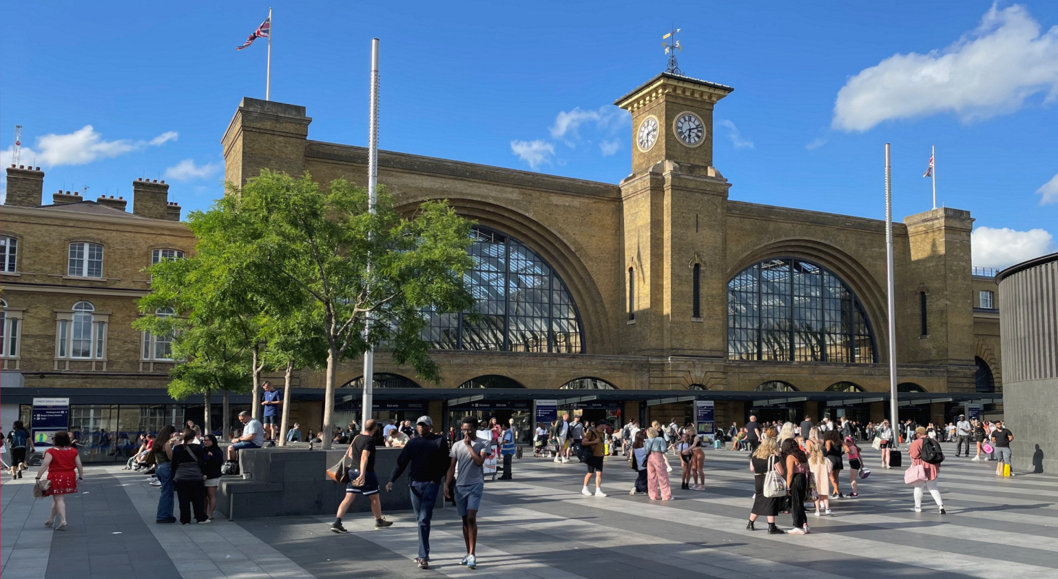 King's Cross mainline station frontage