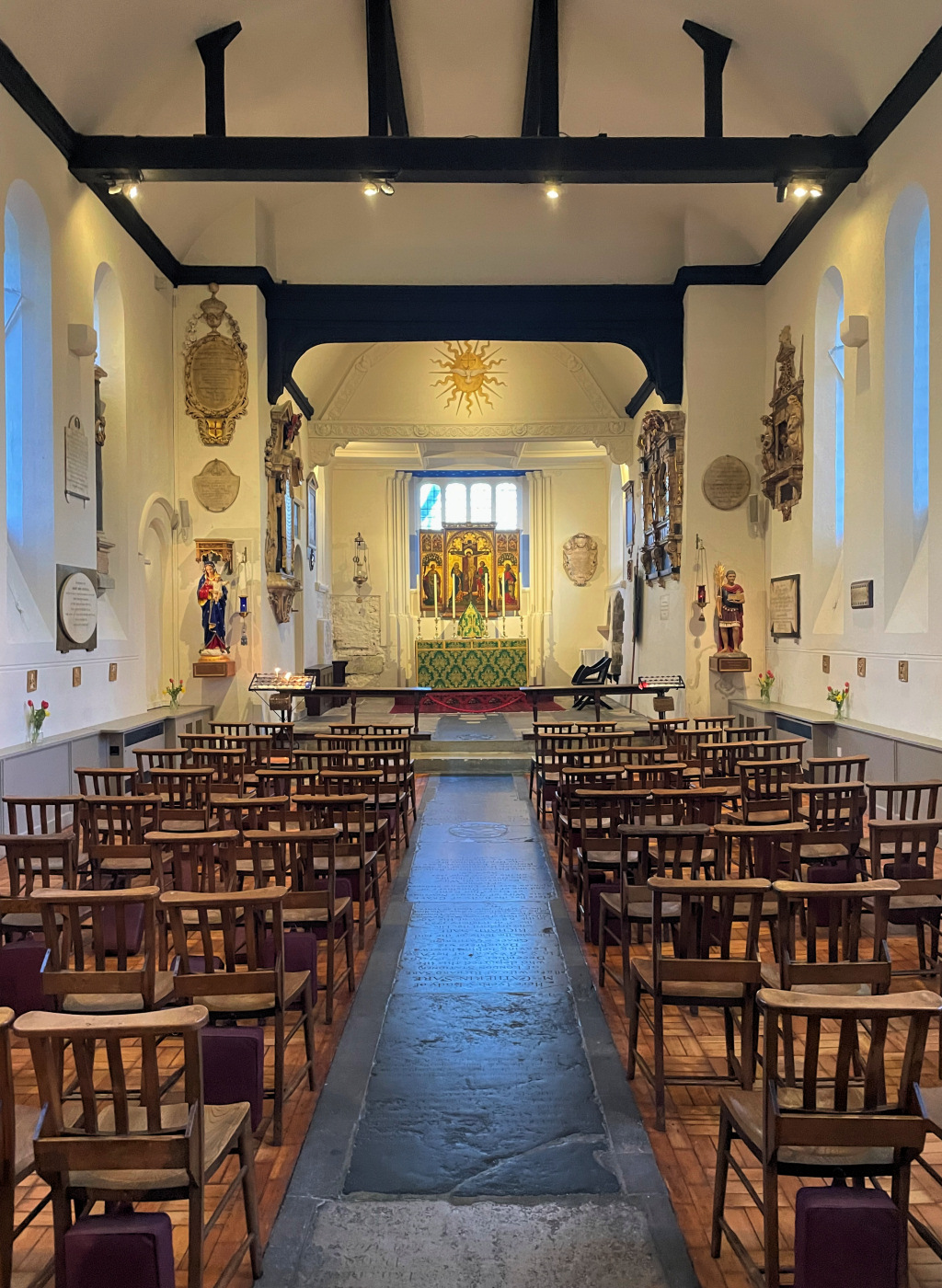 St Pancras Old Church interior